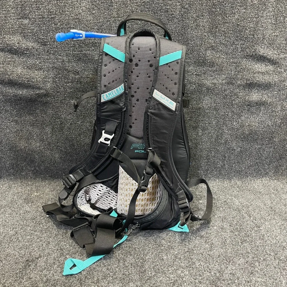 CamelBak L.U.X.E. LR 14 Women Black Teal 14L Hydration Backpack 3L 100oz Bladder